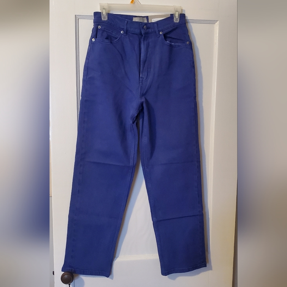 Everlane Way-High Straight Leg Jean